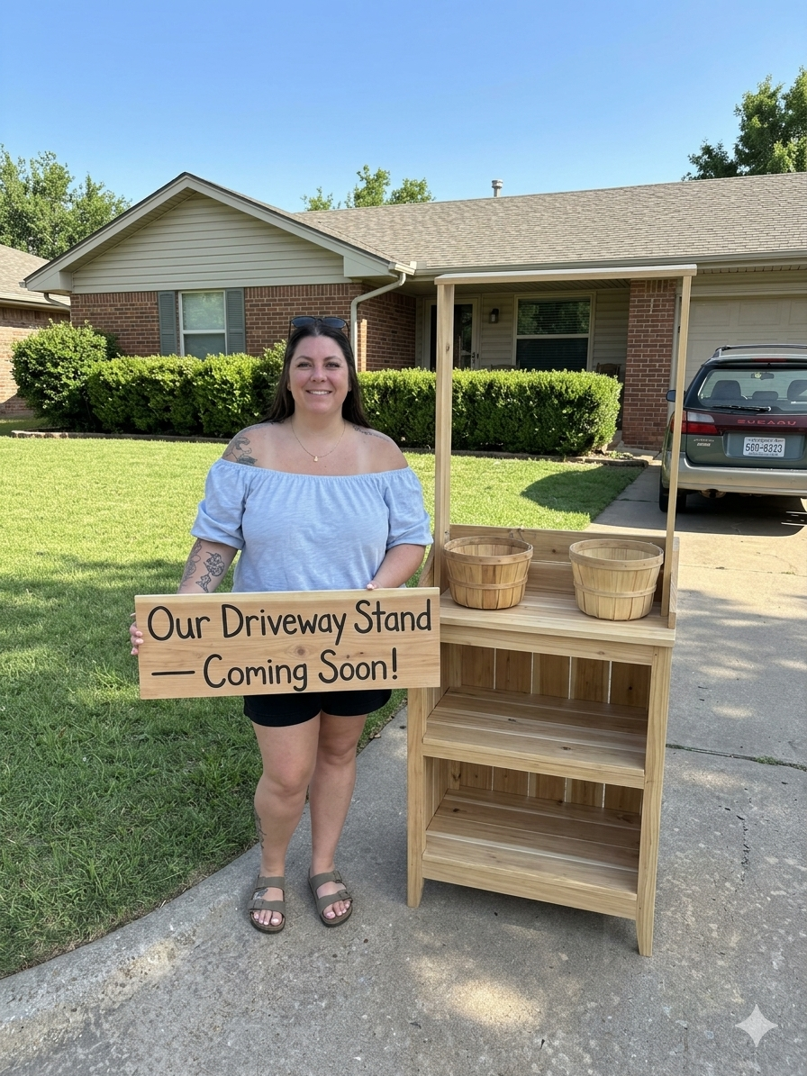 Maddie's driveway stand