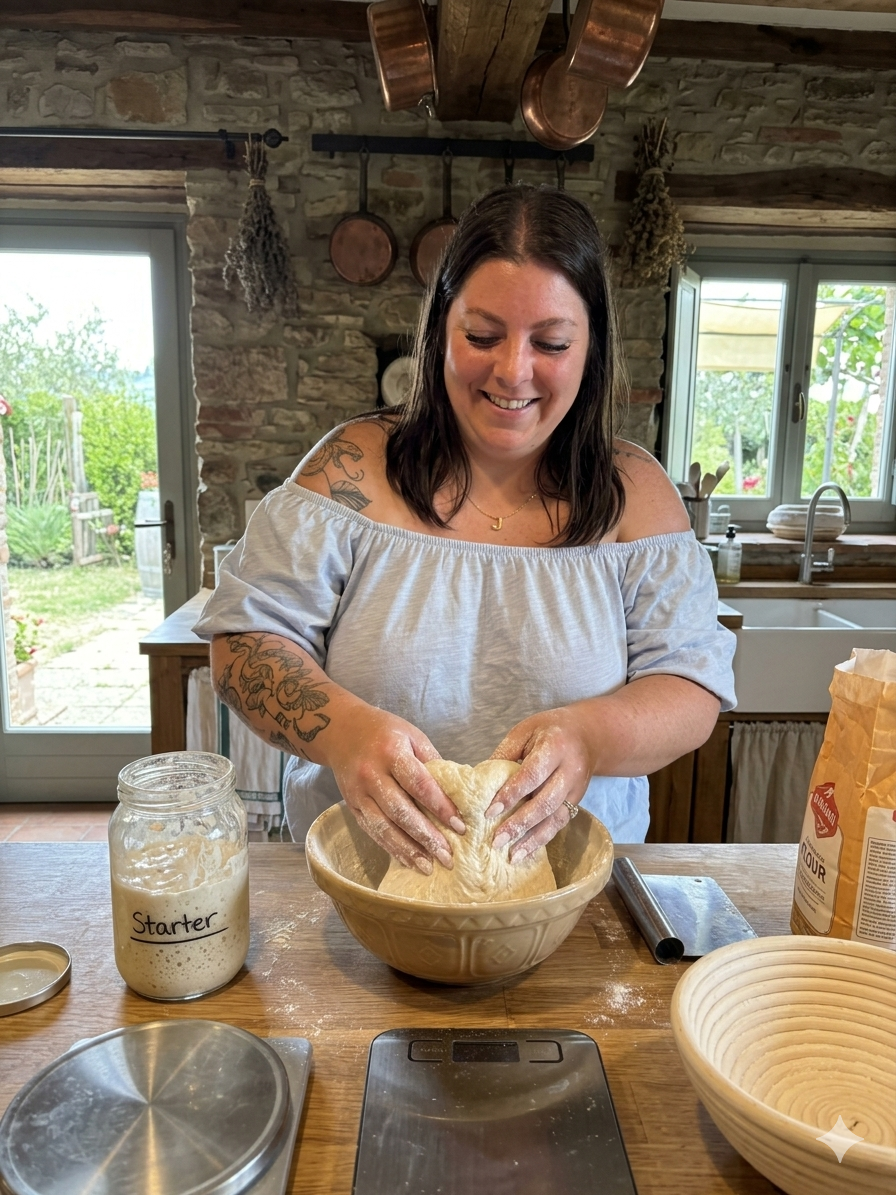 Maddie in the kitchen